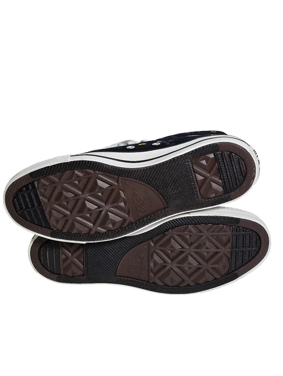 Converse Chuck Taylor All Star Floral High Top Black Women’s 7.5 Men’s 5.5 NWT - Picture 7 of 8